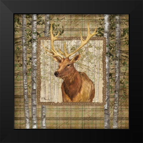 Lodge Portrait III Black Modern Wood Framed Art Print by Brent, Paul