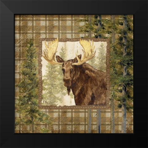 Lodge Portrait IV Black Modern Wood Framed Art Print by Brent, Paul