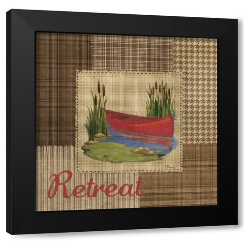 Leisure Lake I Black Modern Wood Framed Art Print by Brent, Paul
