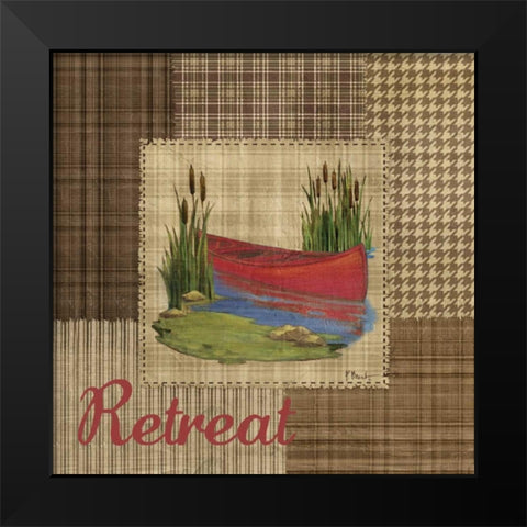 Leisure Lake I Black Modern Wood Framed Art Print by Brent, Paul