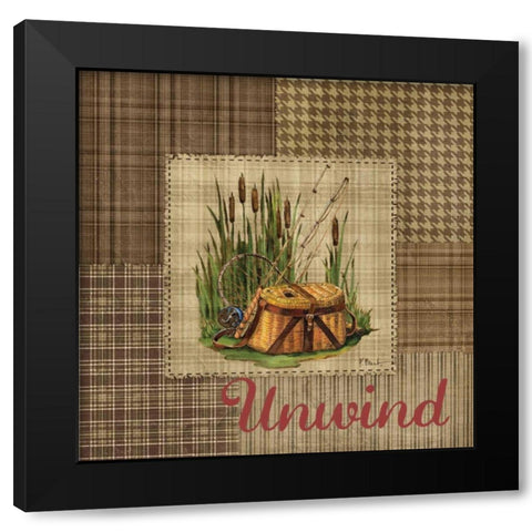 Leisure Lake III Black Modern Wood Framed Art Print by Brent, Paul