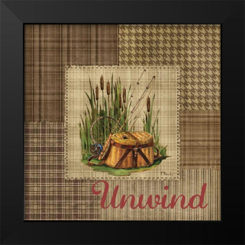 Leisure Lake III Black Modern Wood Framed Art Print by Brent, Paul