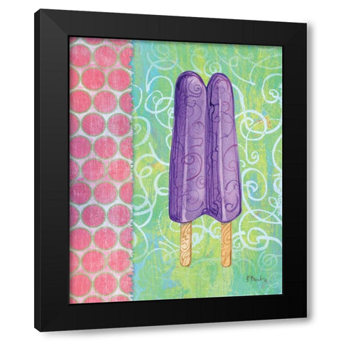 Frozen Delight III Black Modern Wood Framed Art Print with Double Matting by Brent, Paul