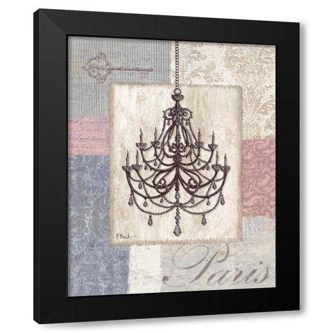 Boutique de Paris II Black Modern Wood Framed Art Print with Double Matting by Brent, Paul