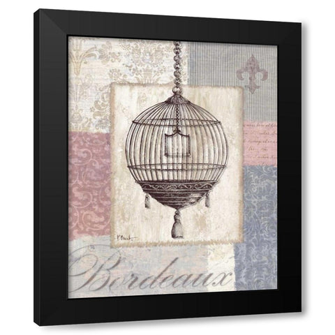 Boutique de Paris III Black Modern Wood Framed Art Print with Double Matting by Brent, Paul