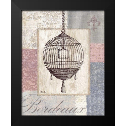 Boutique de Paris III Black Modern Wood Framed Art Print by Brent, Paul