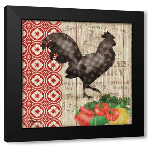 Farmers Market I Black Modern Wood Framed Art Print by Brent, Paul