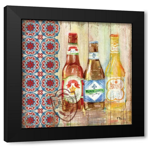 Bellevue Beer I Black Modern Wood Framed Art Print with Double Matting by Brent, Paul