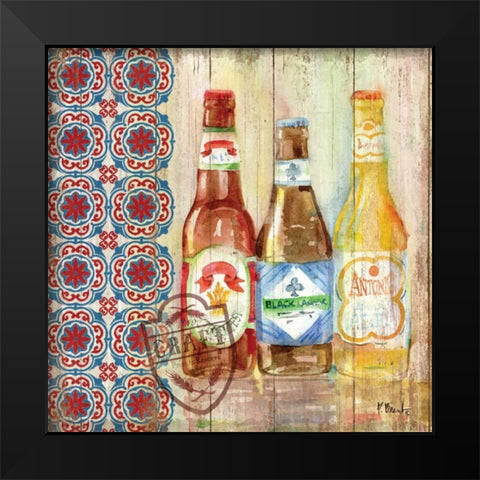Bellevue Beer I Black Modern Wood Framed Art Print by Brent, Paul