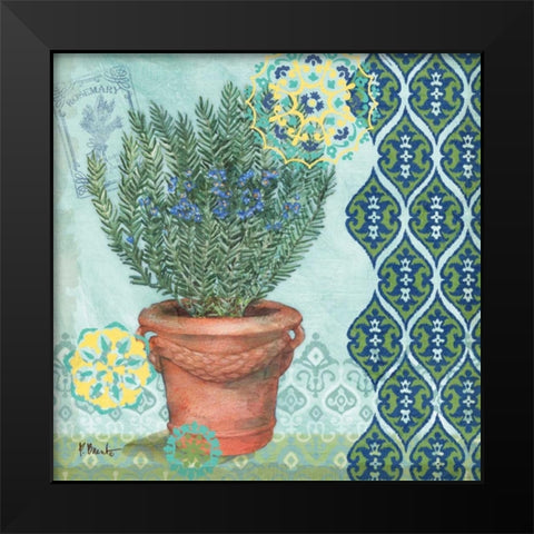 Garden to Table II Black Modern Wood Framed Art Print by Brent, Paul