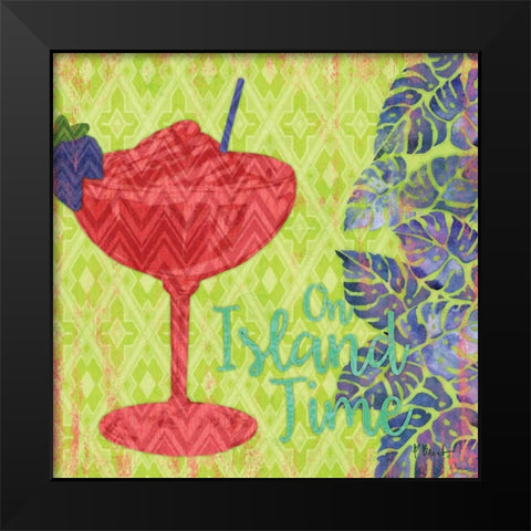 Island Breeze I Black Modern Wood Framed Art Print by Brent, Paul