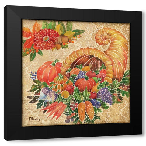 Classic Fall II Black Modern Wood Framed Art Print with Double Matting by Brent, Paul