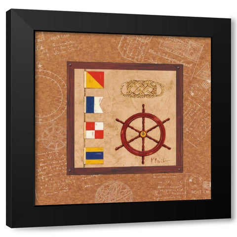 Newport II Black Modern Wood Framed Art Print by Brent, Paul