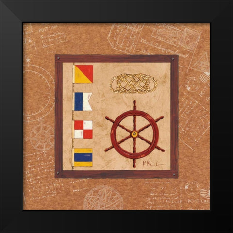 Newport II Black Modern Wood Framed Art Print by Brent, Paul