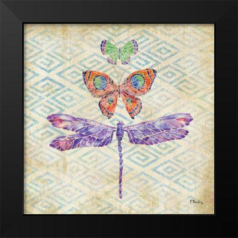 Enchanting Wings II Black Modern Wood Framed Art Print by Brent, Paul