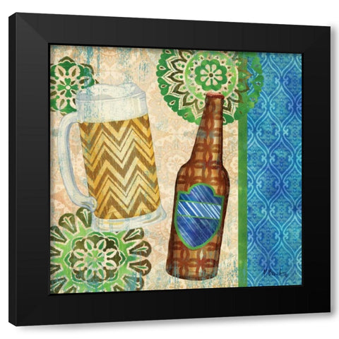 Bright Brew I Black Modern Wood Framed Art Print by Brent, Paul