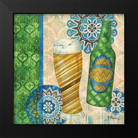 Bright Brew II Black Modern Wood Framed Art Print by Brent, Paul