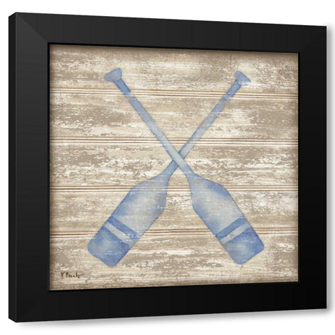 Providence IV Black Modern Wood Framed Art Print with Double Matting by Brent, Paul