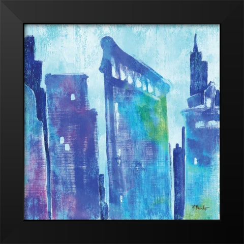 Manhattan IV Black Modern Wood Framed Art Print by Brent, Paul