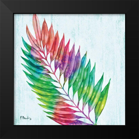 Prism Palm I Black Modern Wood Framed Art Print by Brent, Paul