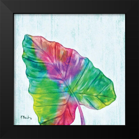 Prism Palm III Black Modern Wood Framed Art Print by Brent, Paul