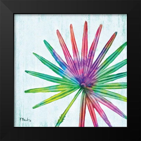 Prism Palm IV Black Modern Wood Framed Art Print by Brent, Paul