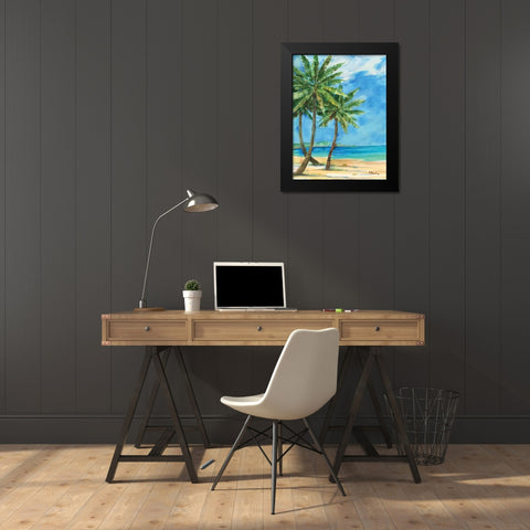 Palmas Belize I Black Modern Wood Framed Art Print by Brent, Paul
