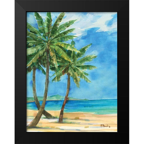 Palmas Belize I Black Modern Wood Framed Art Print by Brent, Paul
