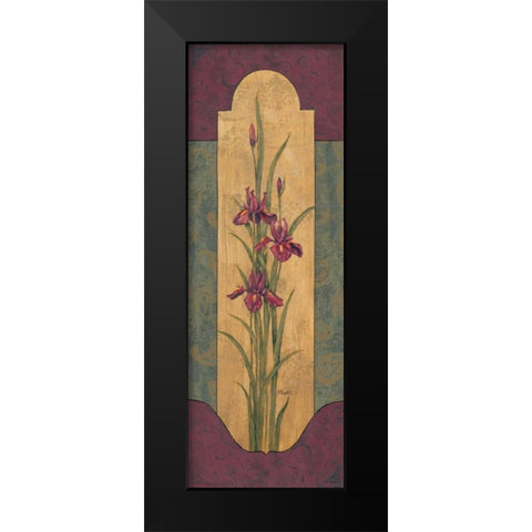 Greek Iris II Black Modern Wood Framed Art Print by Brent, Paul