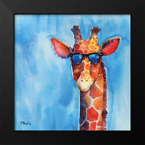 Sunny Farm II Black Modern Wood Framed Art Print by Brent, Paul