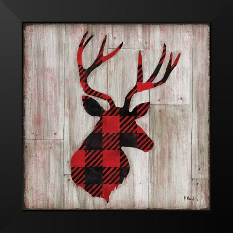 Logan Lodge I Black Modern Wood Framed Art Print by Brent, Paul