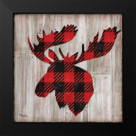 Logan Lodge II Black Modern Wood Framed Art Print by Brent, Paul