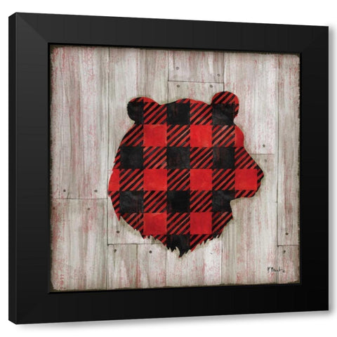 Logan Lodge III Black Modern Wood Framed Art Print with Double Matting by Brent, Paul