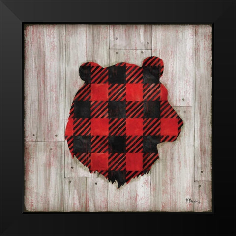 Logan Lodge III Black Modern Wood Framed Art Print by Brent, Paul