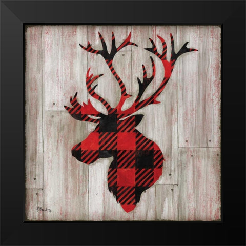 Logan Lodge IV Black Modern Wood Framed Art Print by Brent, Paul