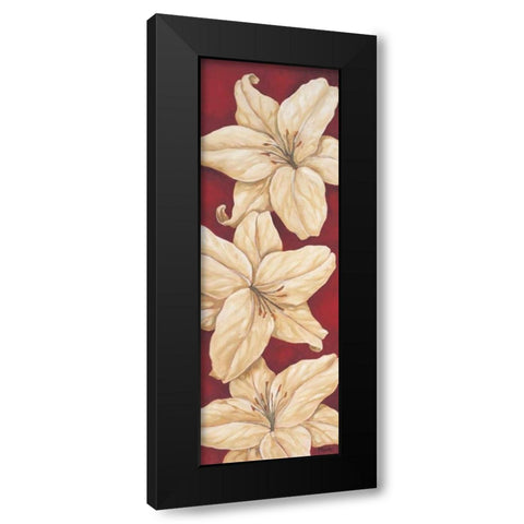 Bella Grande Lilies Black Modern Wood Framed Art Print with Double Matting by Brent, Paul
