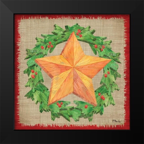 Carpentry Christmas I Black Modern Wood Framed Art Print by Brent, Paul