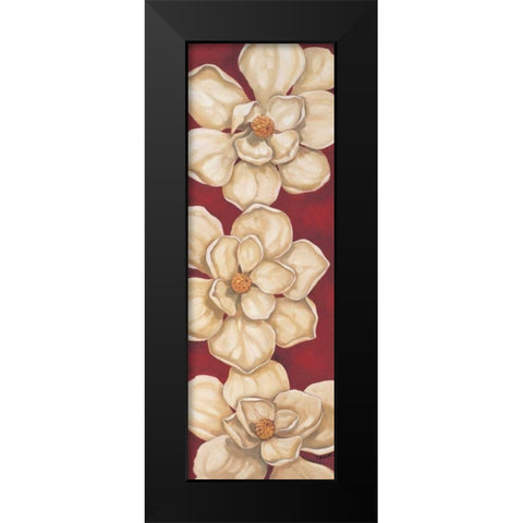 Bella Grande Magnolias Black Modern Wood Framed Art Print by Brent, Paul