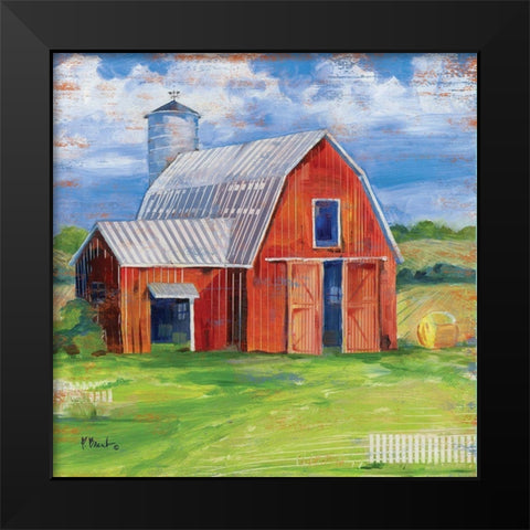 Homeland Barn I Black Modern Wood Framed Art Print by Brent, Paul