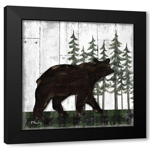 Wildwood Lodge I Black Modern Wood Framed Art Print with Double Matting by Brent, Paul
