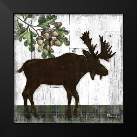 Wildwood Lodge III Black Modern Wood Framed Art Print by Brent, Paul