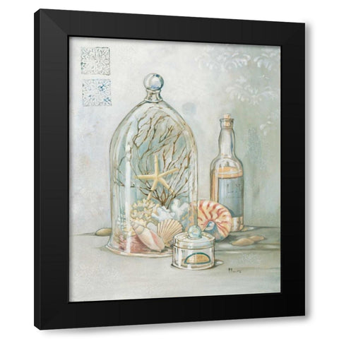 Amenities I Black Modern Wood Framed Art Print by Brent, Paul