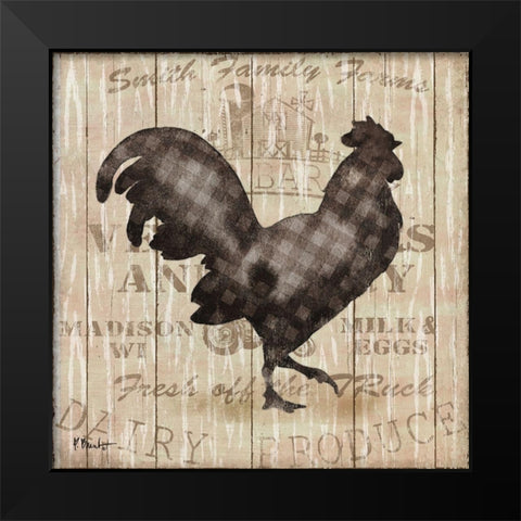 Farmers Market I Black Modern Wood Framed Art Print by Brent, Paul