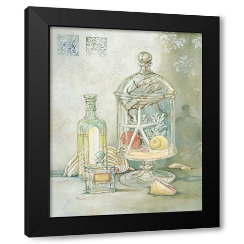 Amenities II Black Modern Wood Framed Art Print with Double Matting by Brent, Paul