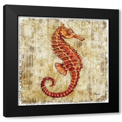 Saltwater Exploration II Black Modern Wood Framed Art Print with Double Matting by Brent, Paul