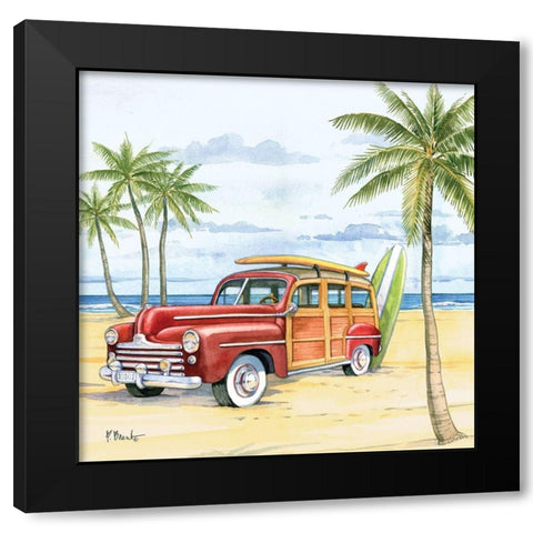 Huntington Woody I Black Modern Wood Framed Art Print with Double Matting by Brent, Paul