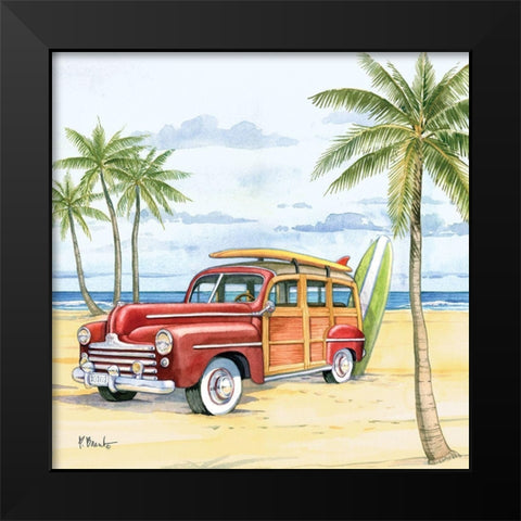 Huntington Woody I Black Modern Wood Framed Art Print by Brent, Paul