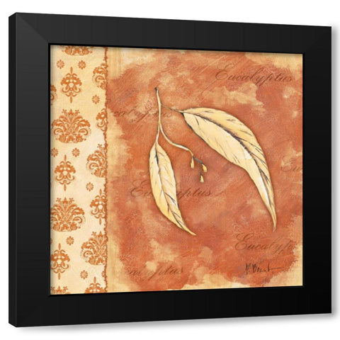 Leaf Oasis I Black Modern Wood Framed Art Print by Brent, Paul