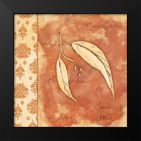Leaf Oasis I Black Modern Wood Framed Art Print by Brent, Paul