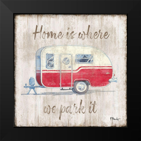 Land Drifter I Black Modern Wood Framed Art Print by Brent, Paul